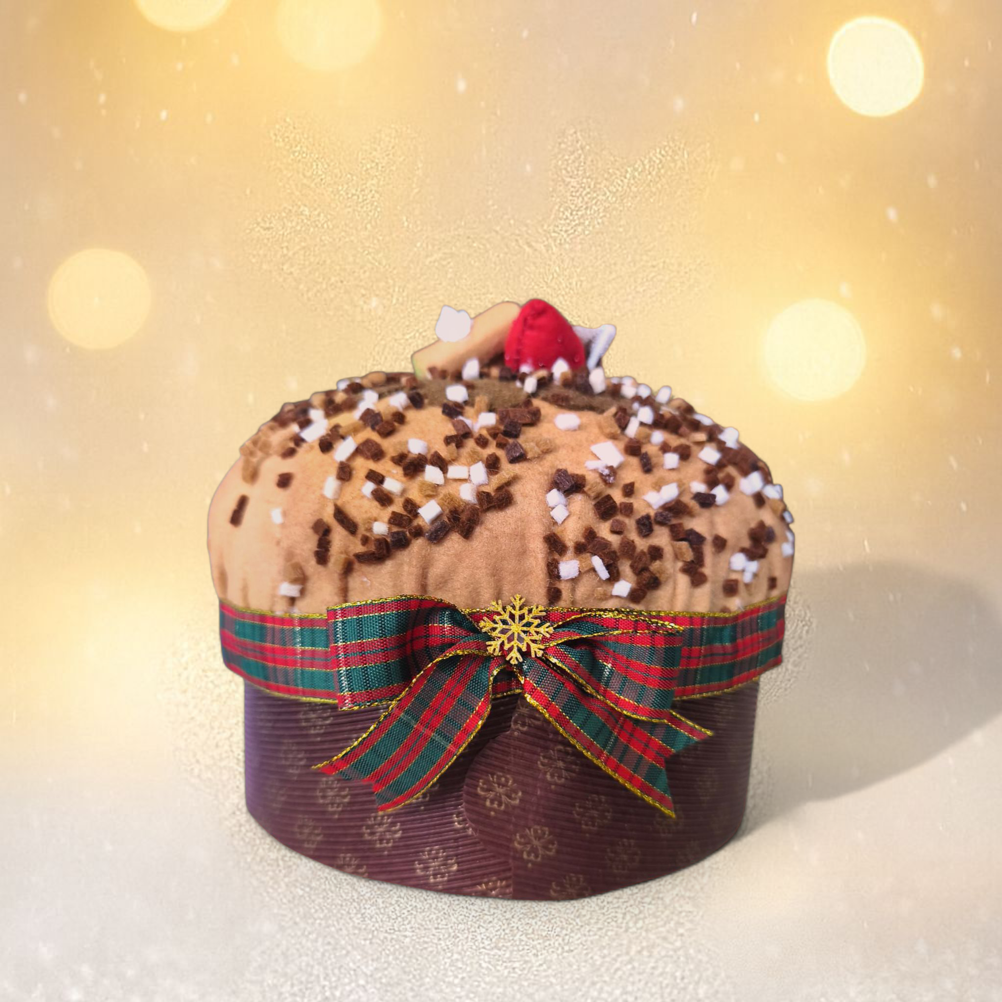 Panettone classique tartan