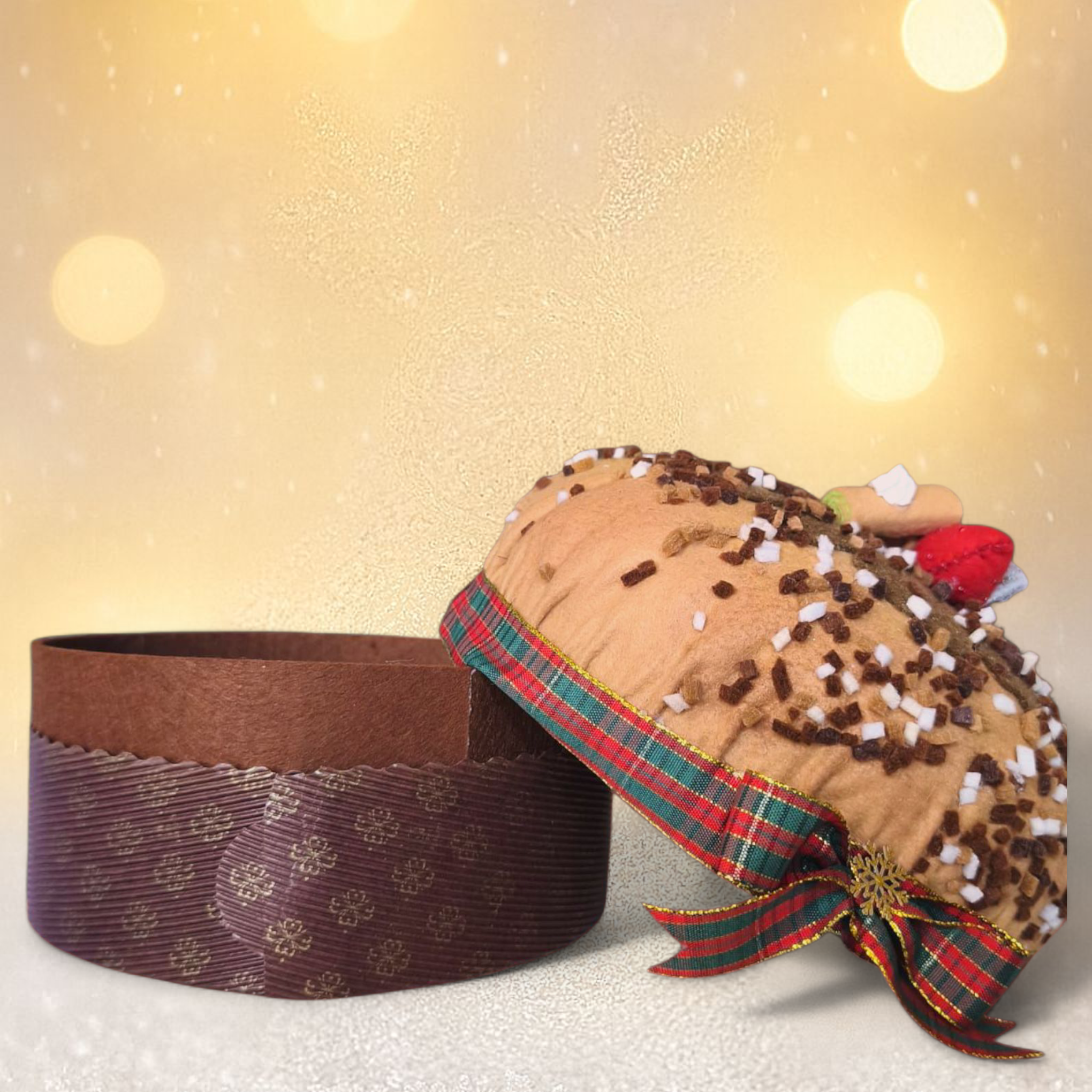 Panettone classique tartan